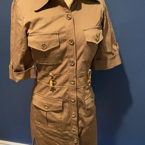 Molly of New York Trench Button Up Jacket Size 2 - Picture 5 of 7